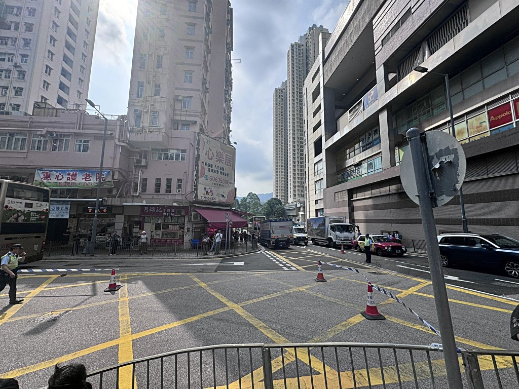警方將現場封鎖。網圖 警方將現場封鎖。網圖