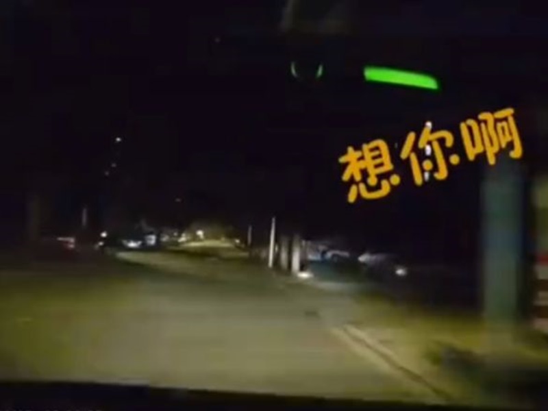男子在車廂內大喊「想你啊」。網圖