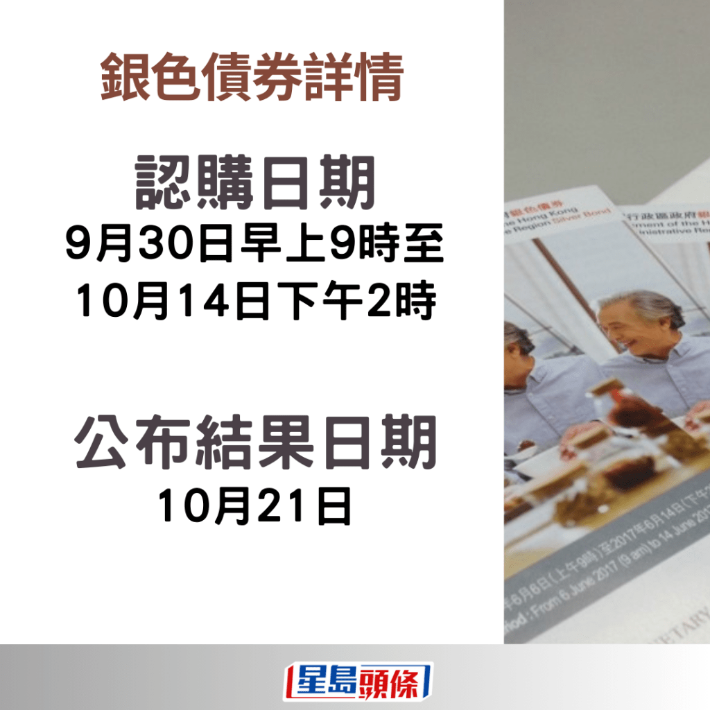 银债2024｜认购日期于9月30日开始，至10月14日截止。