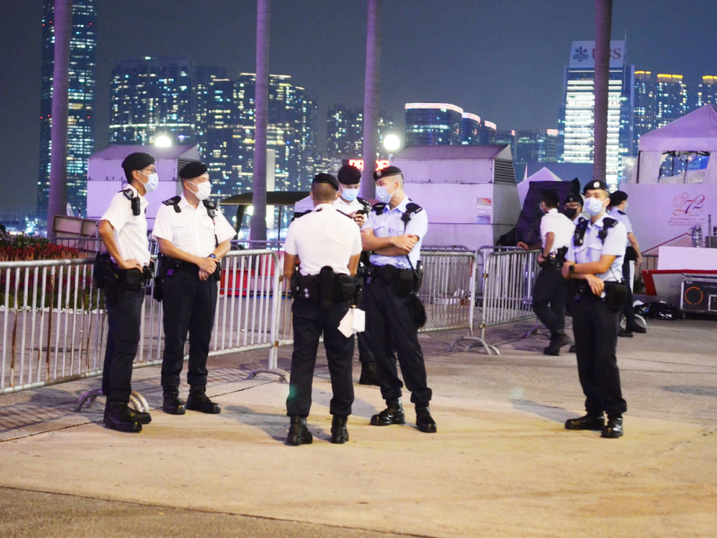 警方國慶日前夕加強部署。