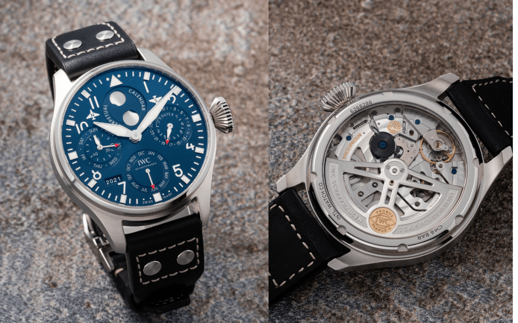 Big Pilot's Watch Perpetual Calendar IW503605表殼:46.5mm不鏽鋼 機芯:52615自動售價:$244,000