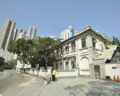 中環香港聖公會建築群擬建私家醫院。資料圖片