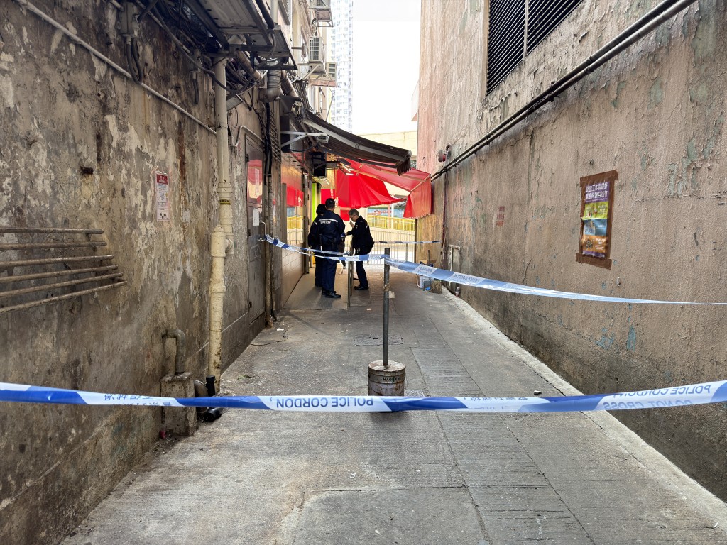 警方封鎖現場。