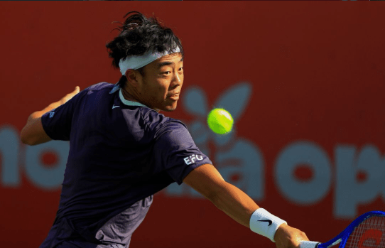 黃澤林轟出17球Ace仍不敵對手。官方IG圖片