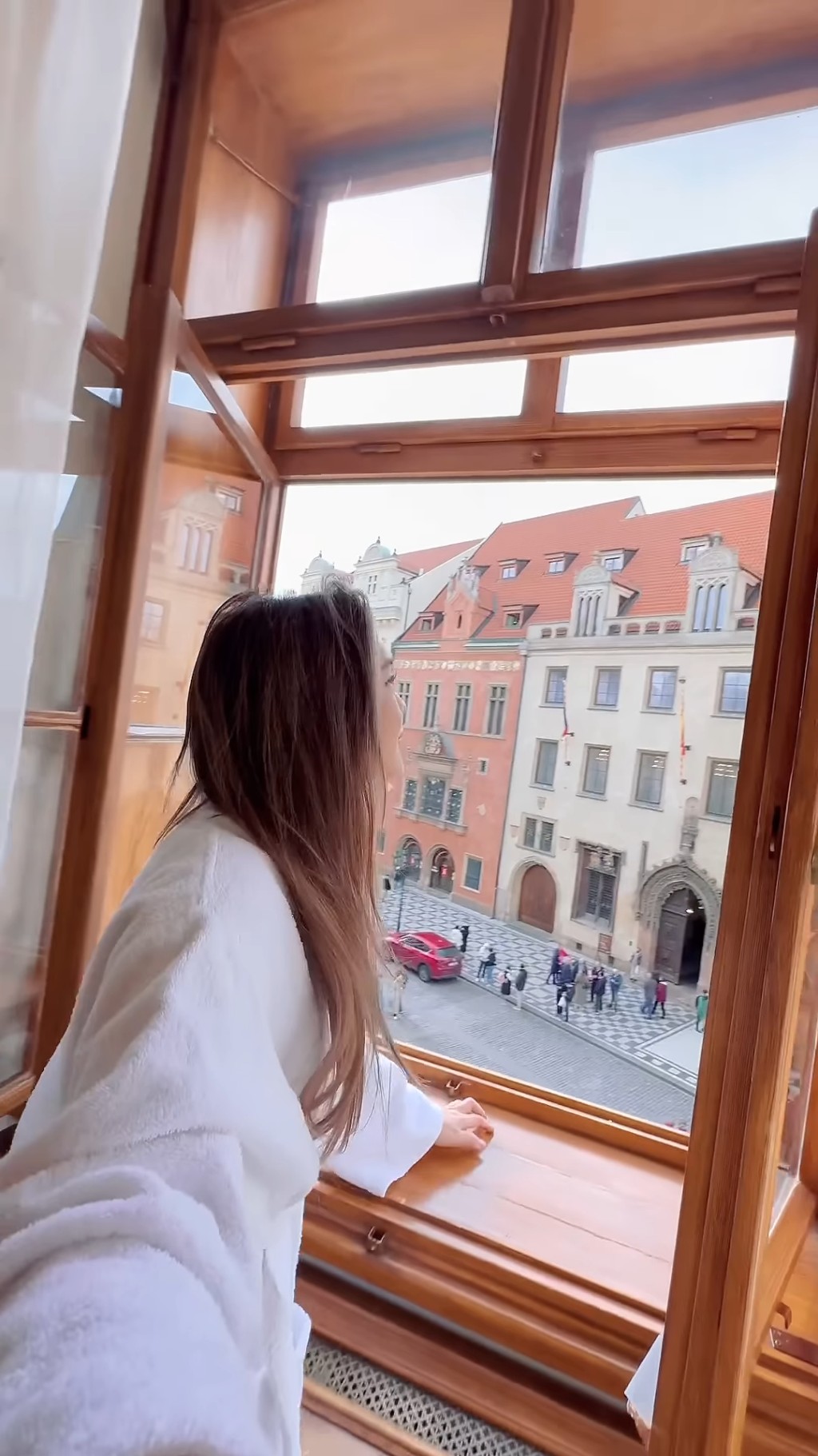 一開窗就可飽覽布拉格名勝。