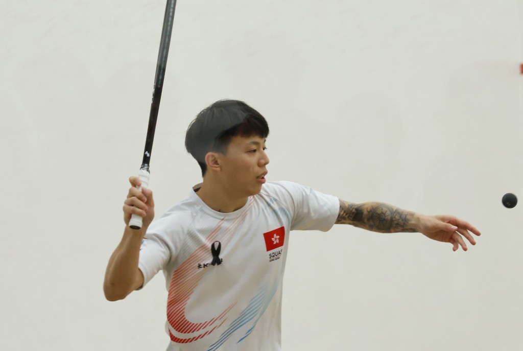 劉子均力戰下出局。徐嘉華攝