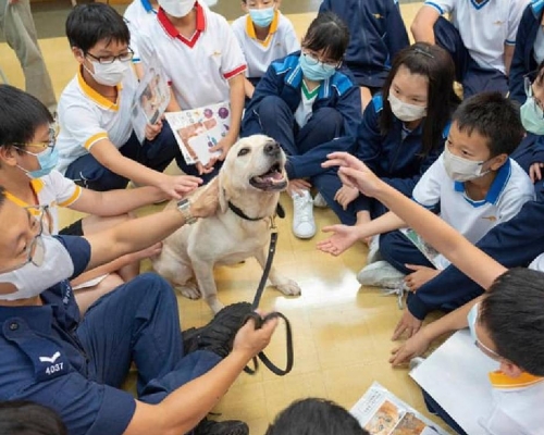 是次活動以「守護動物」為主題。香港警察fb圖片
