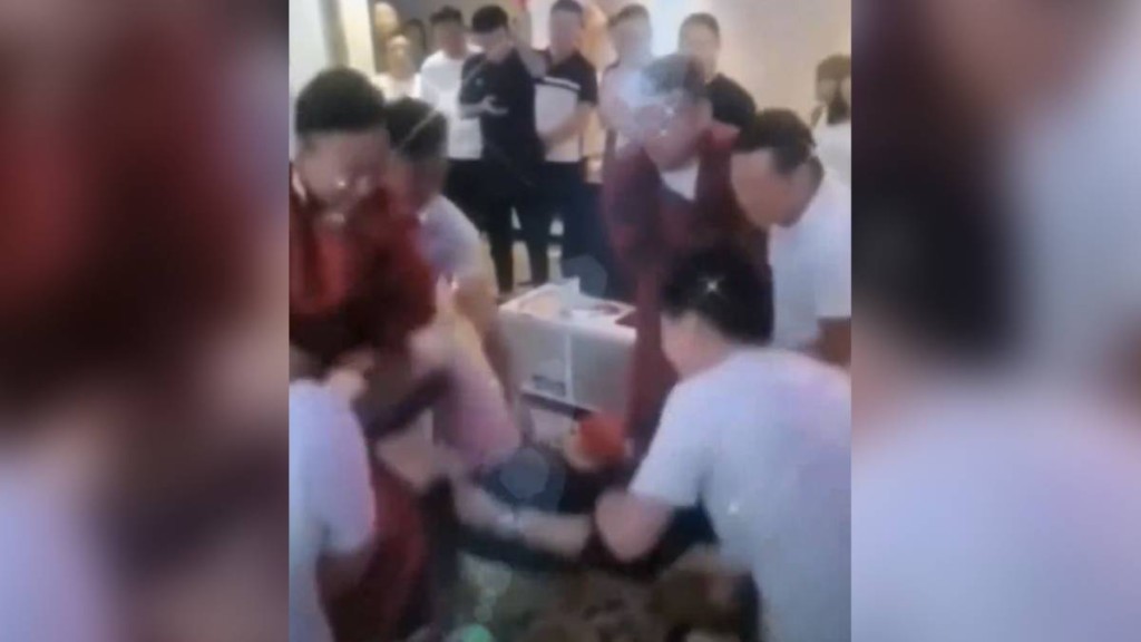 内地部份地区的婚闹风俗屡传伤人意外。示意图