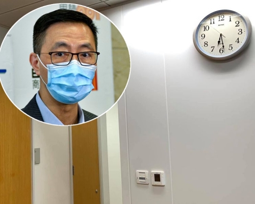 楊潤雄社交網站發文及上傳照片，指自己今早6時半前返回辦公室。楊潤雄FB圖片