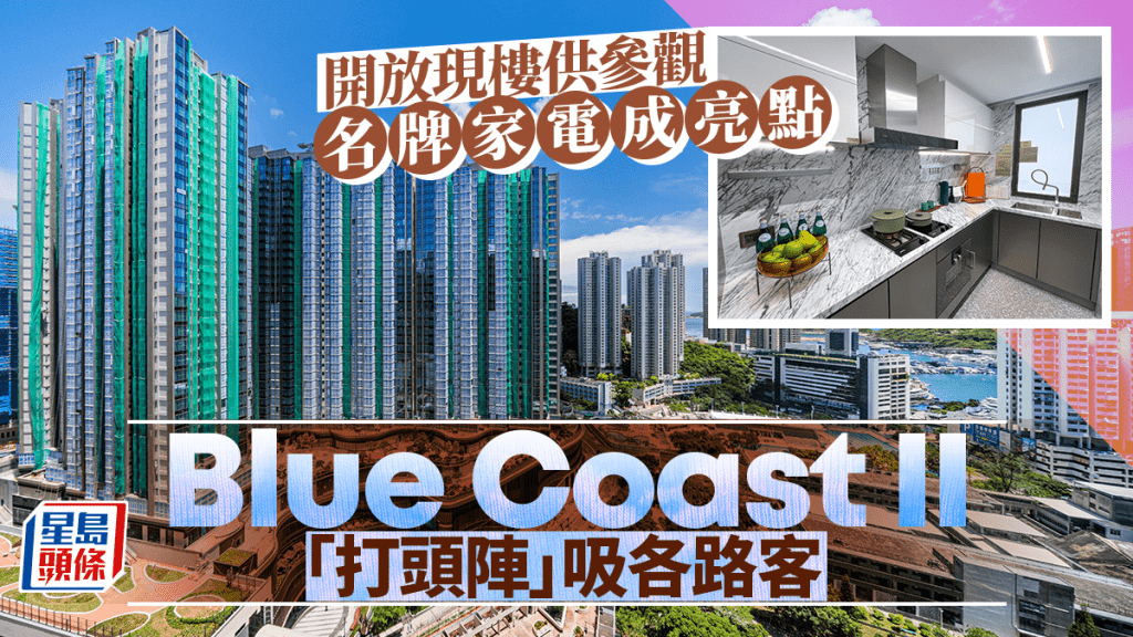 Blue Coast II「打頭陣」吸各路客 開放現樓供參觀 名牌家電成亮點