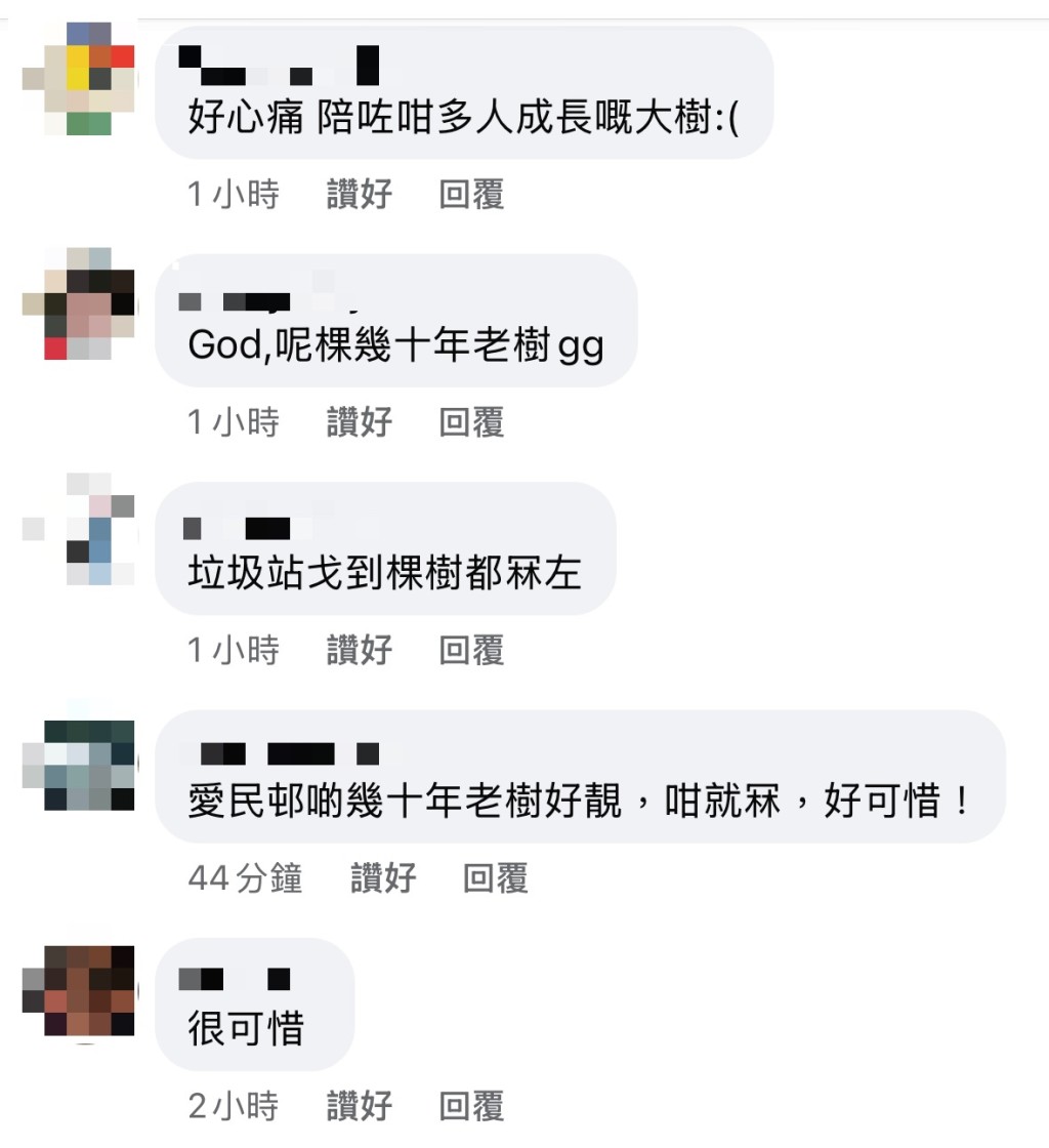 網民紛紛表示心痛及可惜。fb截圖
