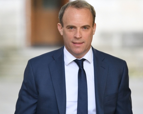 英國外相藍韜文。AP資料圖片