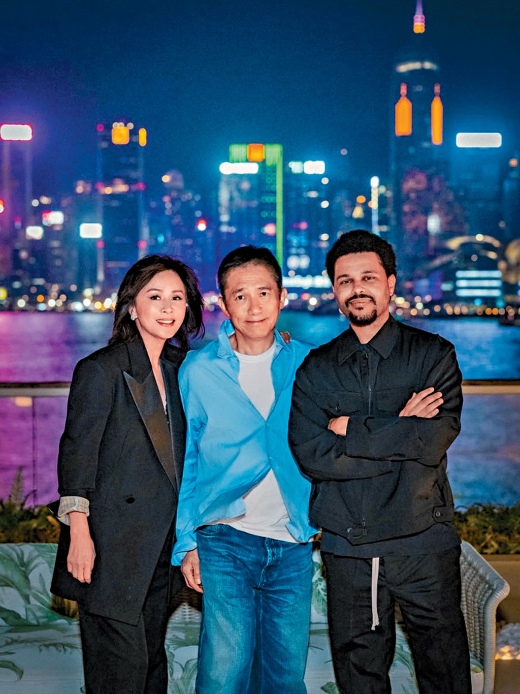 梁朝伟、刘嘉玲尽地主之谊宴请The Weeknd。