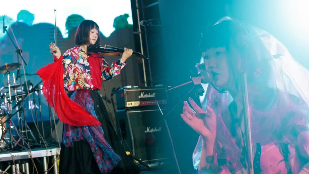 「普通搖滾樂隊」主唱解惠鈞（藝名阿珍）。 Ordinary_Rock_Band微博