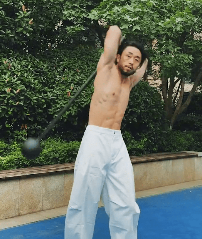 郝望的健身日常。