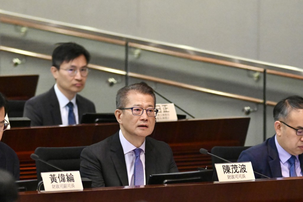 財政司司長陳茂波。劉駿軒攝