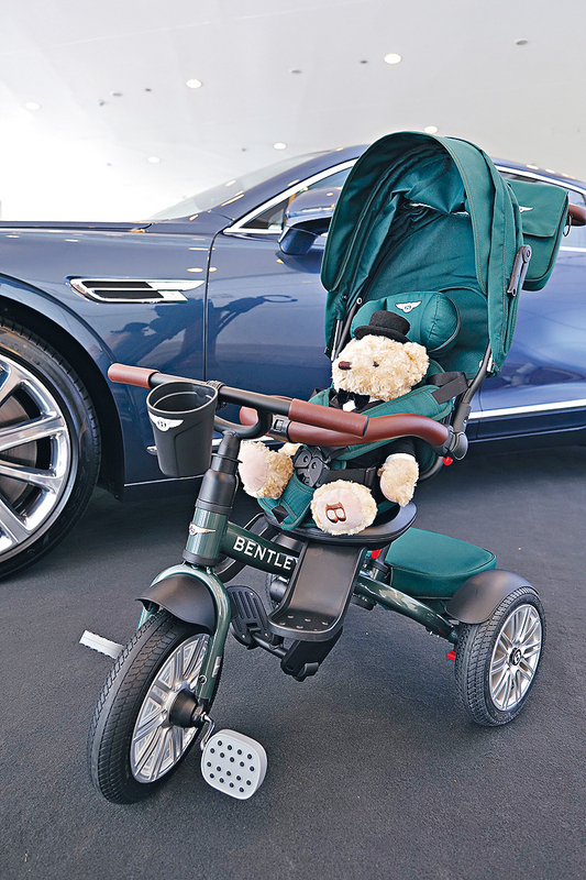 ●現場另一主角是Bentley Trike開篷兒童腳踏三輪車。