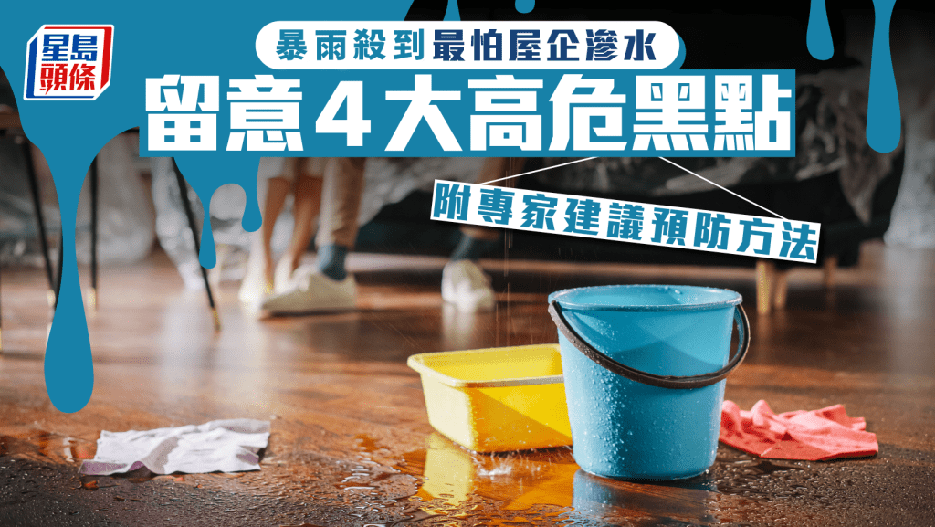 暴雨最怕屋企滲水 留意4大高危黑點 附專家建議預防方法