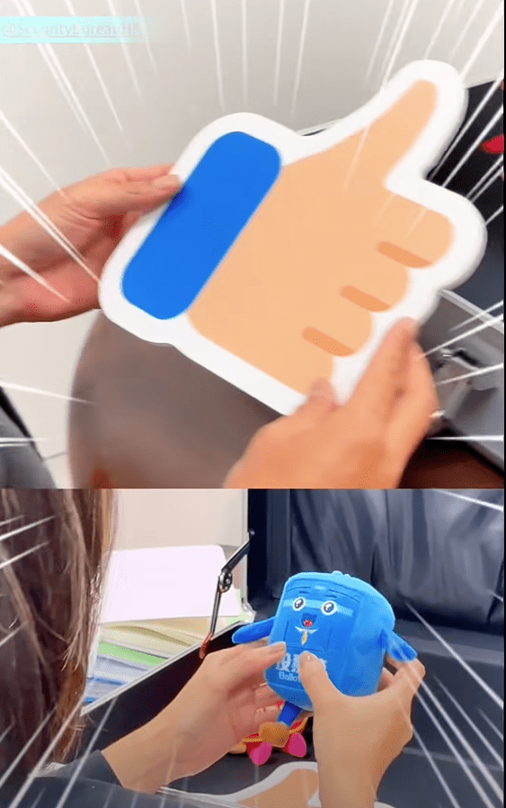 原來是立法會選舉的宣傳品。保安局FB影片截圖