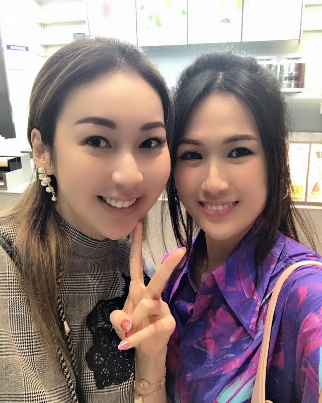莊思敏與細妹莊思華關係惹揣測。 莊思敏與細妹莊思華關係惹揣測。