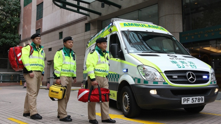 香港聖約翰救護機構指會全力配合當局需要,提供一切可行支援。網上圖片