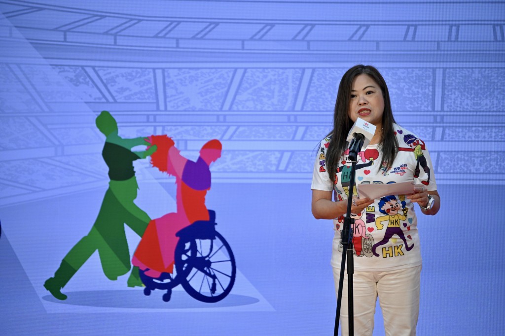 羅淑佩致辭時表示，運動員的成績除了依靠自身努力，亦需主場觀眾的打氣支持。