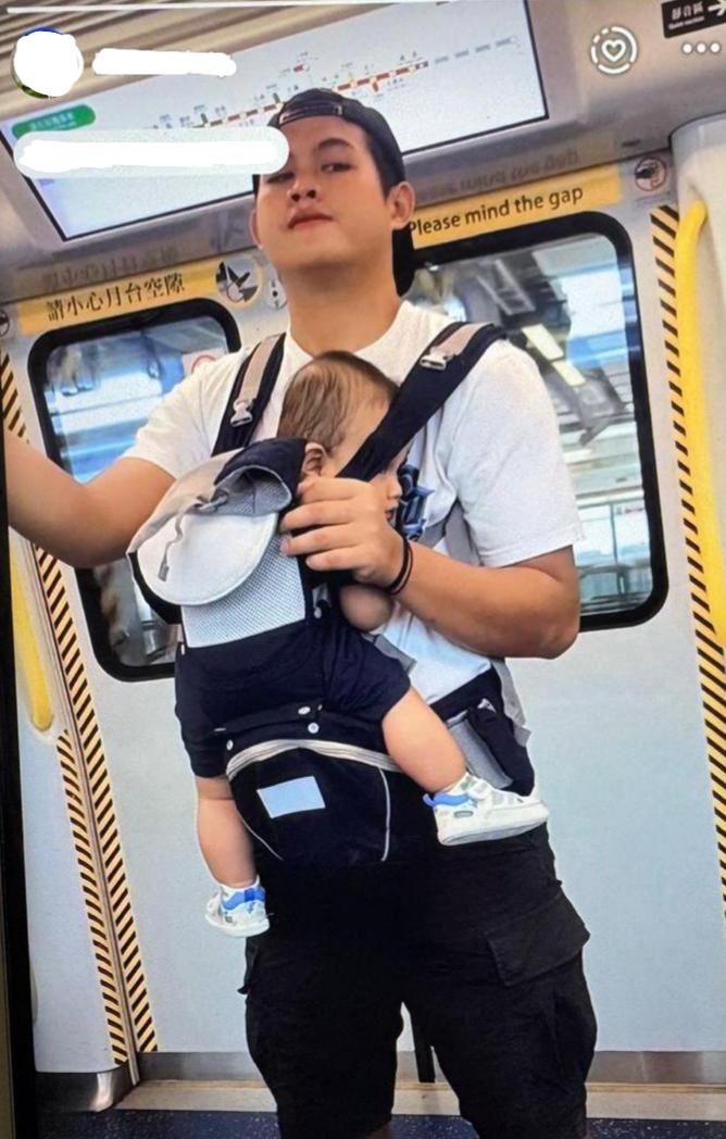 37歲印尼籍男子Mukit Alam Pratama與其11個月大兒子Mukit Shznjz Putra Pratama。