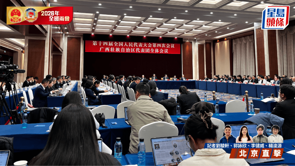 廣西壯族自治區代表團今日（6日）舉行全體會議。