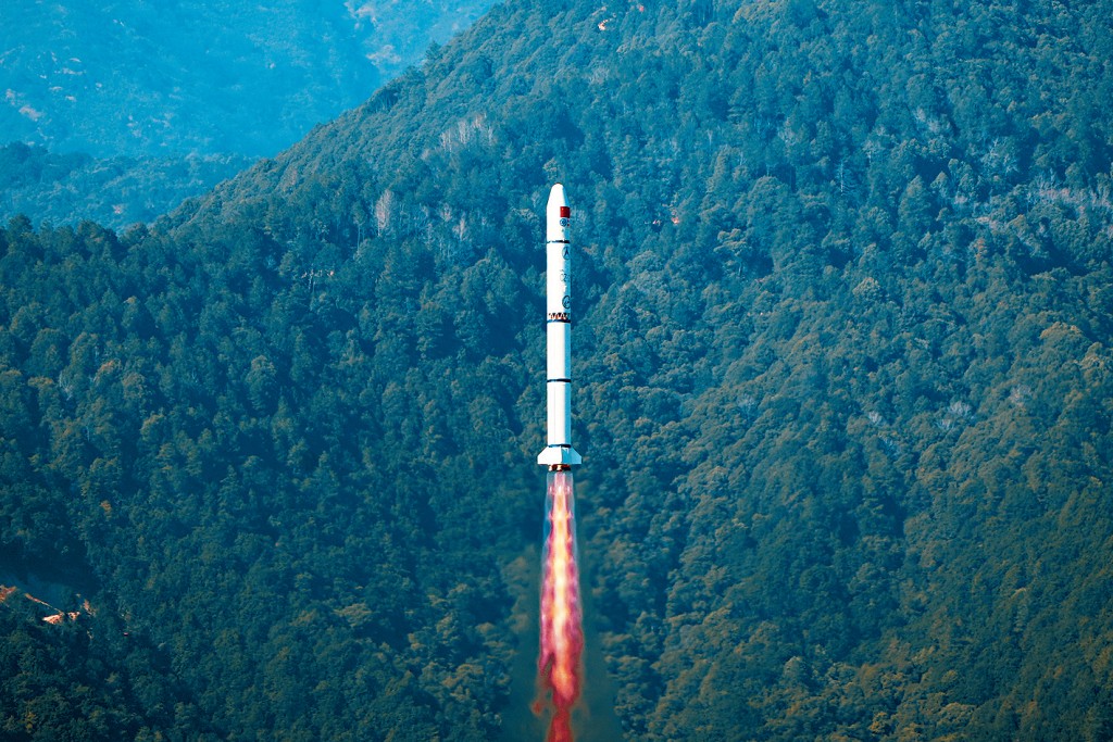 大陸昨日發射的愛因斯坦探針衛星。