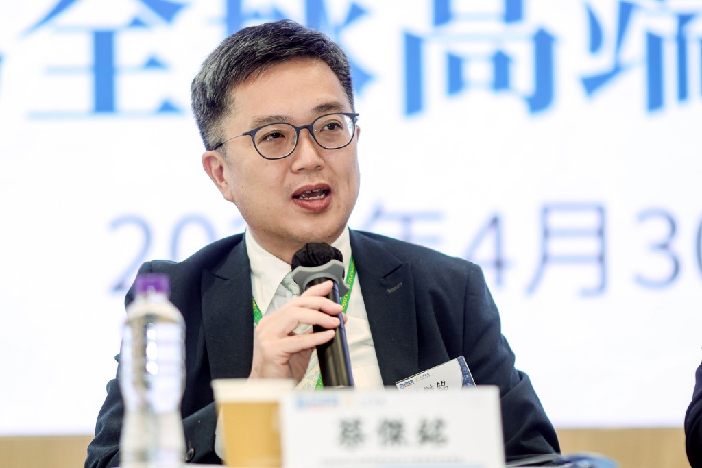 創新科技及工業局常任秘書長、港深創新及科技園主席蔡傑銘。