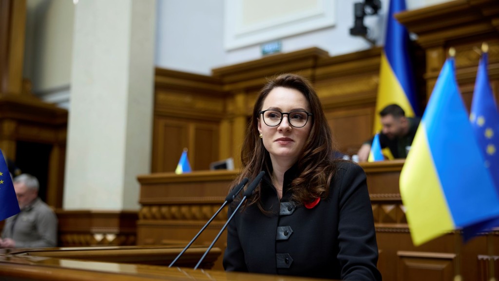烏克蘭第一副總理兼經濟部長斯維里登科(Yulia Svyrydenko)。 美聯社 烏克蘭第一副總理兼經濟部長斯維里登科(Yulia Svyrydenko)。 美聯社