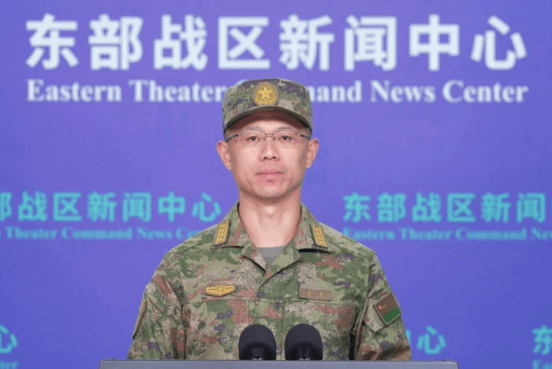 東部戰區新聞發言人施毅陸軍大校。