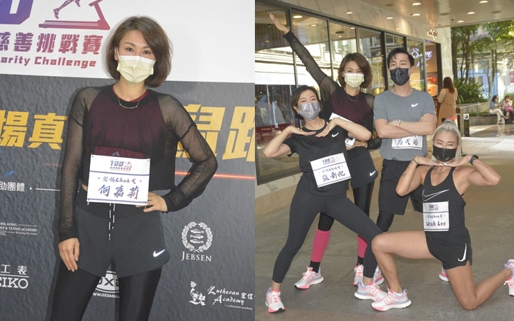 何嘉莉謂隊員都各有不同傷患，自嘲是老弱殘兵隊。