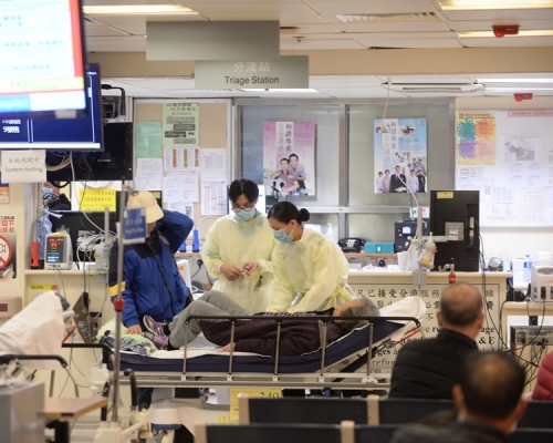 公院急症室昨5741人次求診。資料圖片