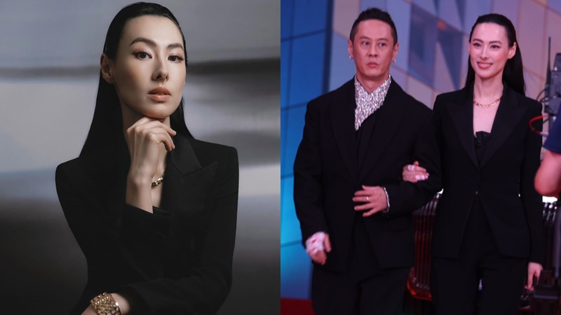 梁洛施翹實男友馬浴柯電影節放閃  顏值巔峰全程甜笑小鳥依人  並排而坐一動作盡顯親密