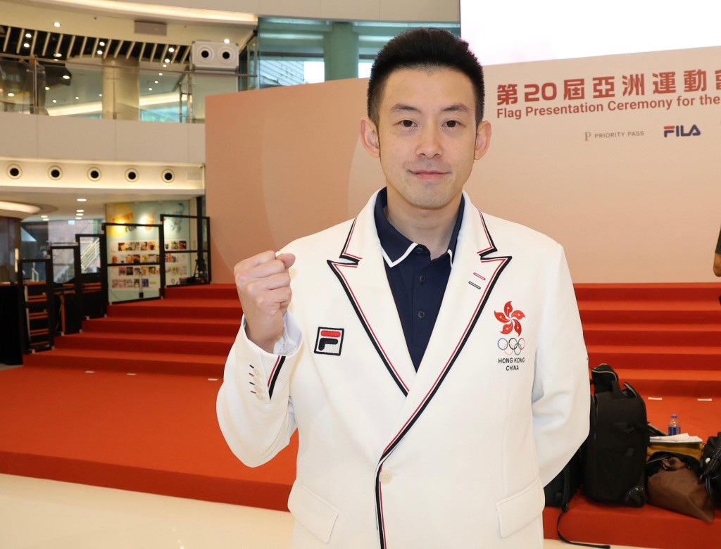 阿廷坦言期待在名古屋举行的亚运会住在邮轮上，是他之前未试过的。徐嘉华摄