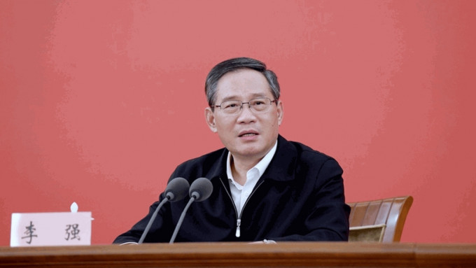 李強抵柏林進行訪問。資料圖片