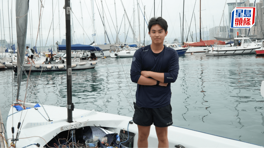 前中国香港帆船运动员林启朗。图片由笔者提供