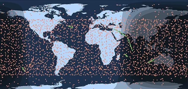 星链提供覆盖全球的高速互联网接入服务。网图