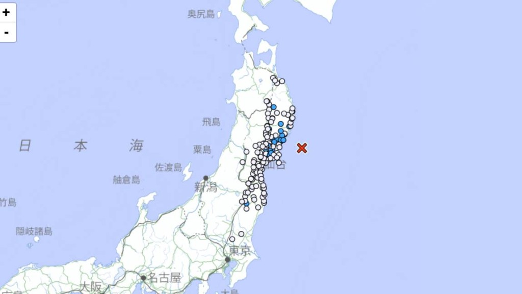 7月3日，日本宮城縣附近海域發生4.8級地震。日本氣象廳