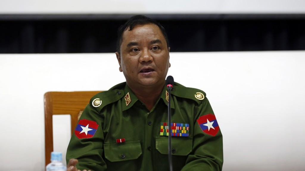 紹敏通指出,緬甸軍政府支持俄羅斯入侵烏克蘭。資料圖片