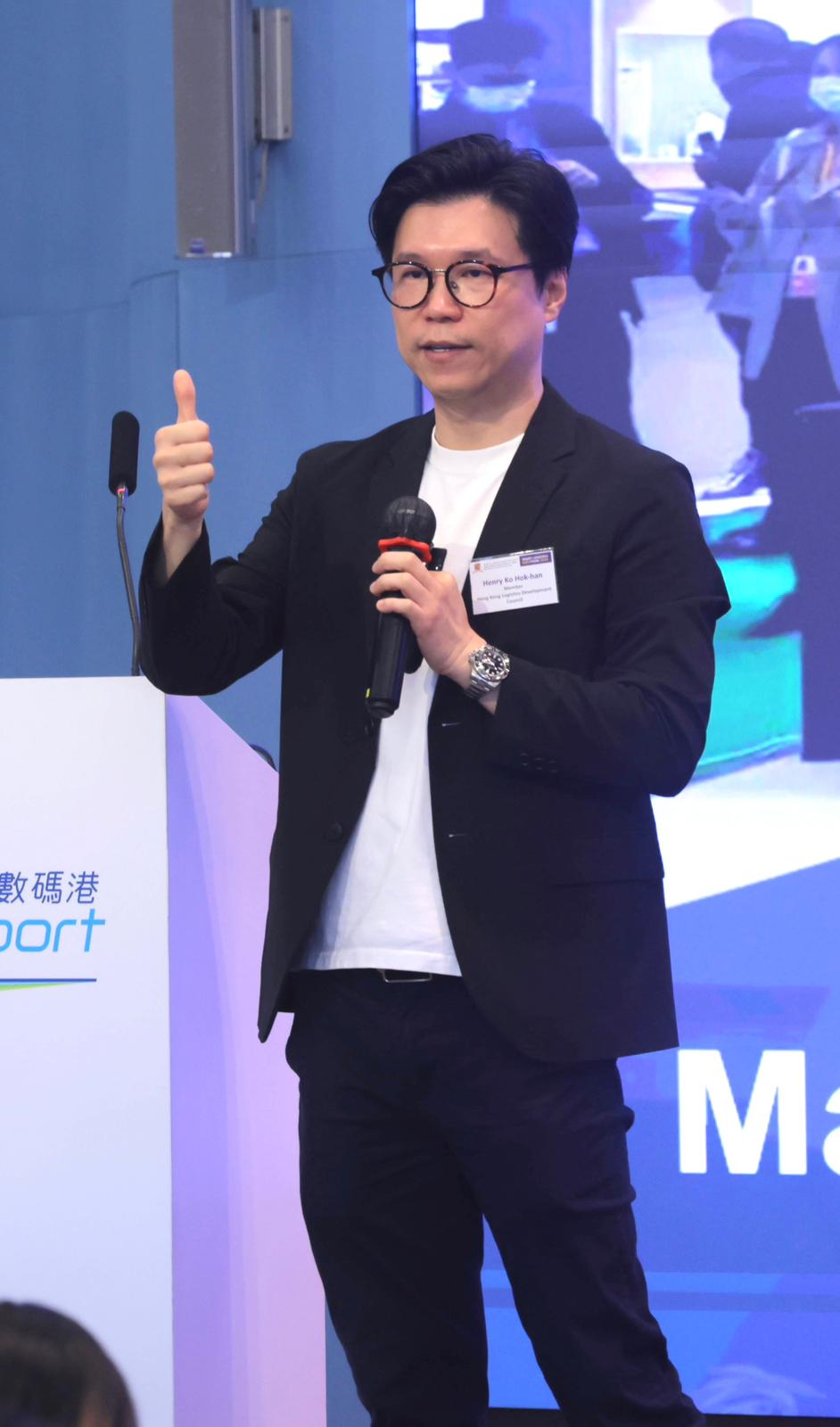 香港物流發展局成員高學亨。運物局圖片 香港物流發展局成員高學亨。運物局圖片