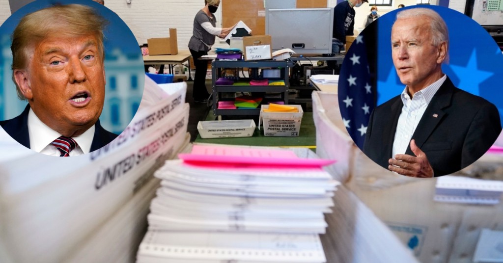 鼓励邮寄选票，是民主党在这次选举中的重要策略。AP 