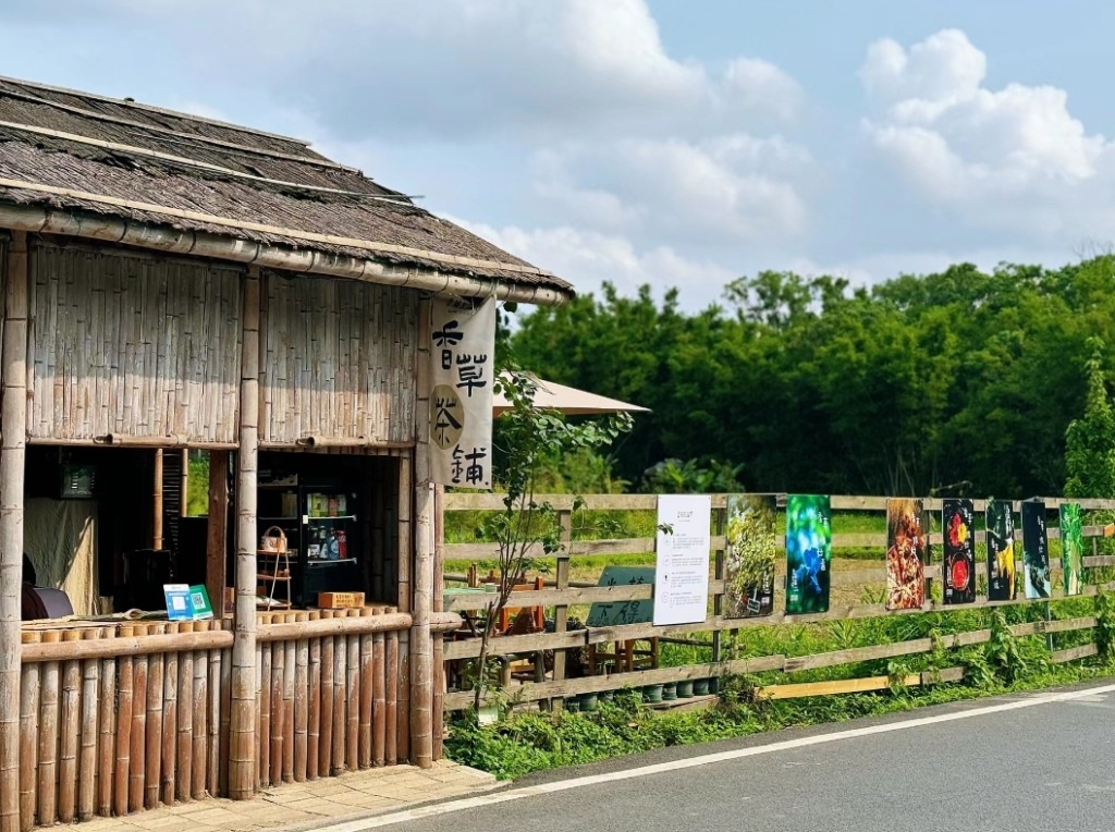 中山親子旅遊2024｜1. 桂南村 途中有茶店，可以吃茶點。（圖片來源：小紅書＠ JueTedy）　