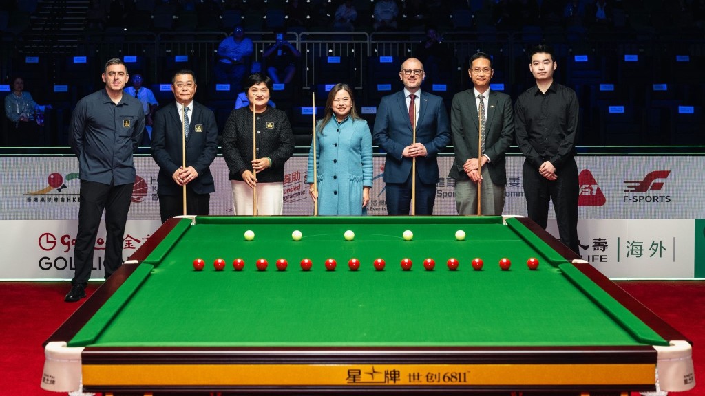 「世界桌球大獎賽2026」今（3日）於啟德體育園正式開鑼。羅淑佩fb圖片