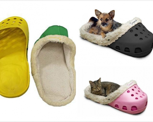 Crocs推出涼鞋款寵物床。亞馬遜圖片