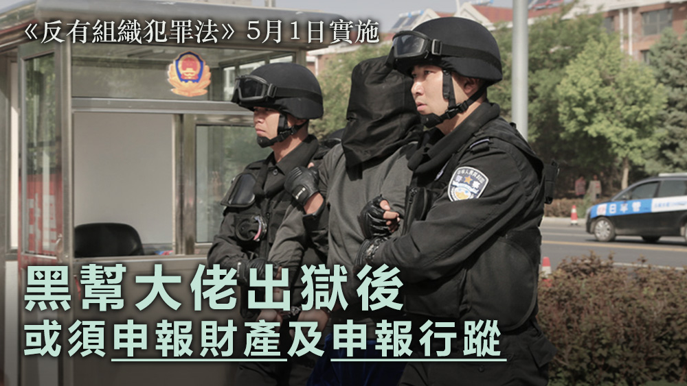 陳遠鑫指出,監察黑老大的行蹤,旨在防止他們重新犯罪。資料圖片