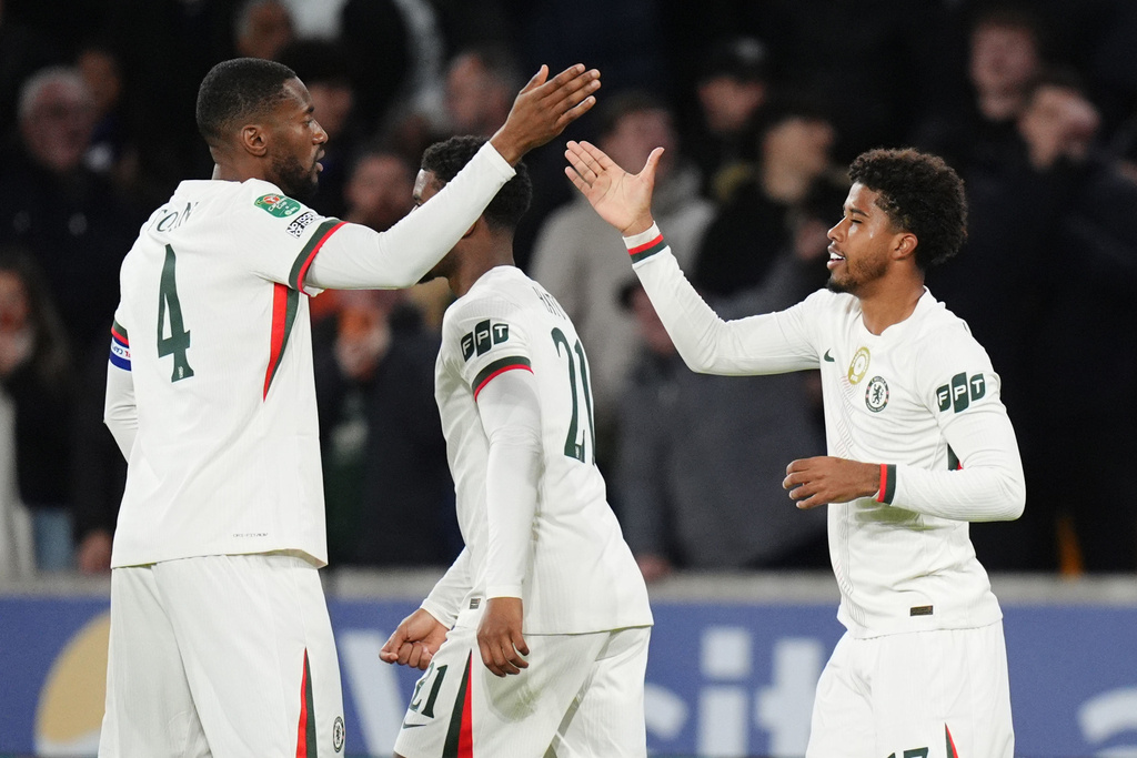 車路士險勝4:3,8強對手將是卡迪夫城。美聯社 車路士險勝4:3,8強對手將是卡迪夫城。美聯社