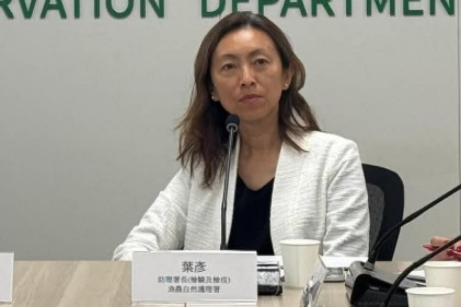 漁護署助理署長(檢驗及檢疫)葉彥。漁護署fb 漁護署助理署長(檢驗及檢疫)葉彥。漁護署fb