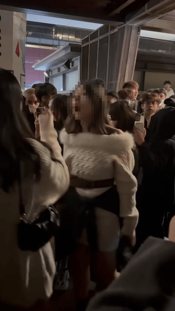 涉案女童怒斥對方，受害少女沒有反駁。